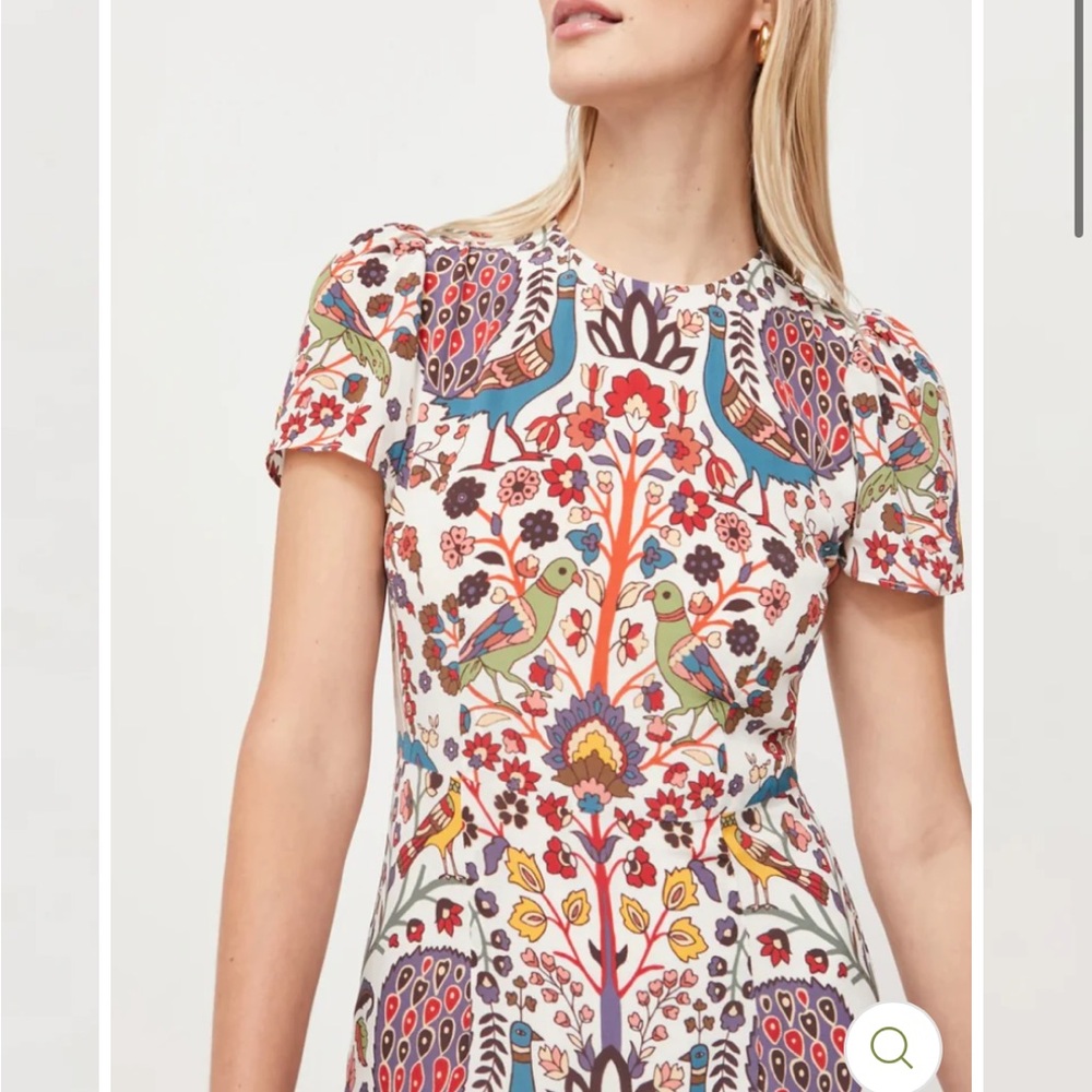 RHODE Colorful Patterned Midi Dress - Picture 2 of 6